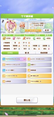 【画像】ヴァルゴ用のウララちゃん作ってて運良く芝2回マイル1回引けて喜んでたけど・・・・